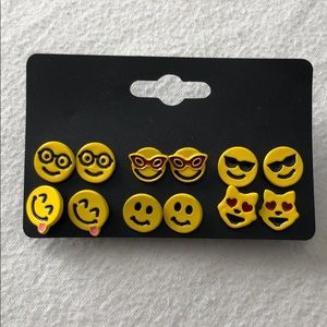 emoji earrings never worn from H & M